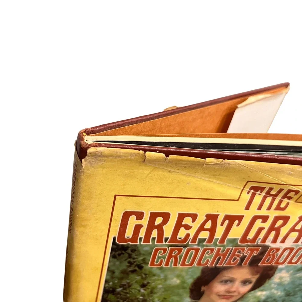 The Great Granny Crochet Book 1979 Hardcover Vintage Patterns Columbia House